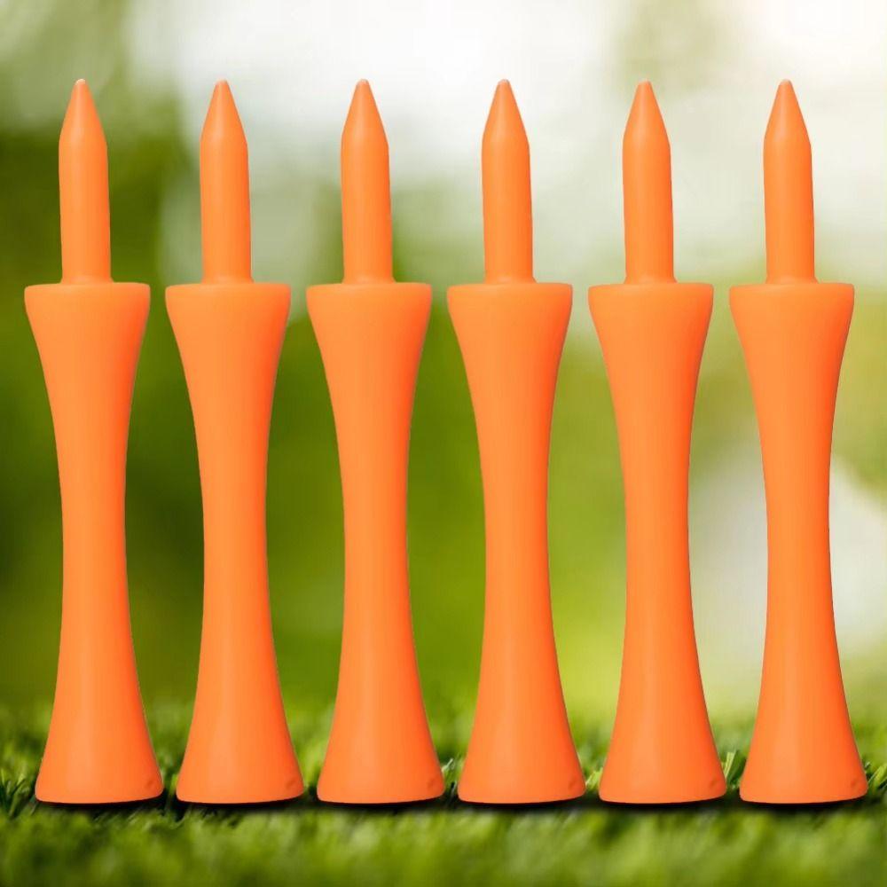 100 шт. Пластиковая гольф-резиновая подставка 68 мм Подставка для тренировок по гольфу Профессиональная подставка для гольфа Аксессуары для гольфа