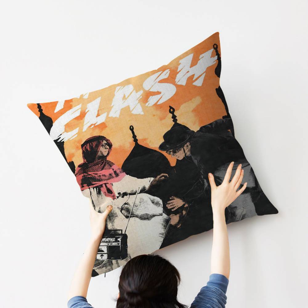 Чехол на подушку The Clash Подушка Чехол для подушки Наволочка Гостиная Диван Домашний декор Индивидуальный