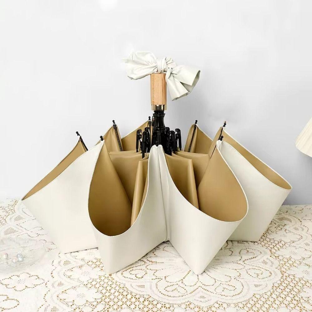 UV Protection Color Glue Umbrella UPF 50+ All-weather Rain or Shine Mini Sun Umbrella Anti-UV Coating Lightweight