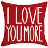 Valentine's Day Linen Pillow Cover Red Love Home Cushion Cover Cushion Home Decor