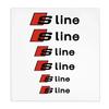 6 Pack Brake Caliper Car Sticker Decal Wheel Car Logo Decoration Accessories For Audis Sline TT A1 A2 A3 A4 A5 A6 A7 A8 8P B6 B7