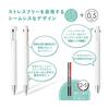 Многофункциональная ручка Zebra Blen 2+S 0.5мм с белым корпусом, 2 стержня, тонкий дизайн, размер как у обычных ручек, встроенная точилка, низкий центр тяжести, Direct