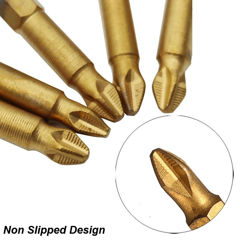 Нескользящие отвертки с крестовой головкой, крестообразная дрель, магнитная отвертка 1/4 дюйма, ручные инструменты PH1/PH2/PH3/PZ1/PZ2/PZ3