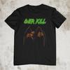 Новая Популярная Черная Футболка с Логотипом Группы Overkill Все Размеры от S до 234XL BD040