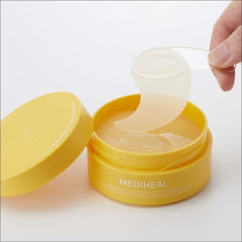 Mediheal Патчи-ампулы для глаз Vita Collagen - Осветляющие и тонизирующие средства для ухода за областью под глазами, 60 патчей | Olive's K-beauty