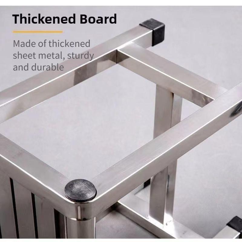 Нержавеющая сталь Гостиная Табурет Утолщенный Пожилой Ванная Душевой Табурет Маленький Портативный Бытовой Противоскользящий Стул