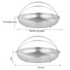 Полка для пароварки Пароварка-скороварка Корзина для пароварки с ручкой Дуршлаг Дренажер Сетка для приготовления на пару Посуда