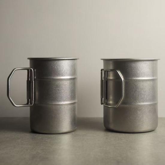 Кружка для кофе из нержавеющей стали 304, портативная дорожная кружка, стакан для воды, чая, кружка для молока, бокал для крафтовых коктейлей для работы, улицы, школы