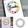 Hearts Circle Border Cutting Dies Card Scrapbook Pater Art Embossing Stencil