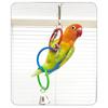 Colorful Bird Hanging Ring Toy With Bell Bird Exercise Play Toy  Birdcage Accessories