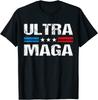 Ультра MAGA Футболка Смешная Анти Байден Американский Флаг Винтажная Унисекс Футболка Унисекс Футболка