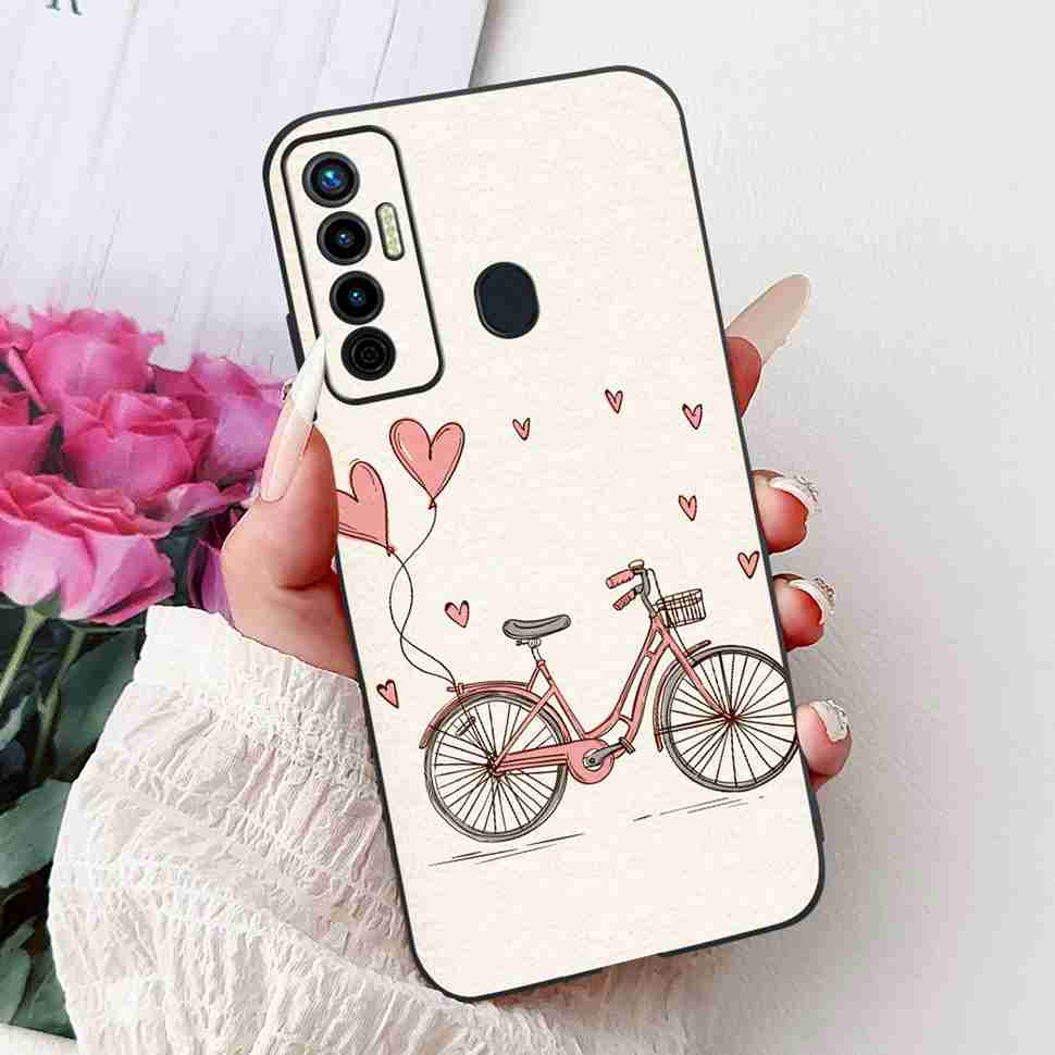 Cute Cat Cover For Tecno Camon 17 Case CG6 CG6j Silicone Soft Protection Shell For Tecno Camon 17 Camon17 Back Cover Casing 6.6"
