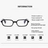 Women's Square Frame Light-sensitive Reading Glasses Men's Ultra-lightweight Fashion Color-changing Presbyopia Glasses To +100+200