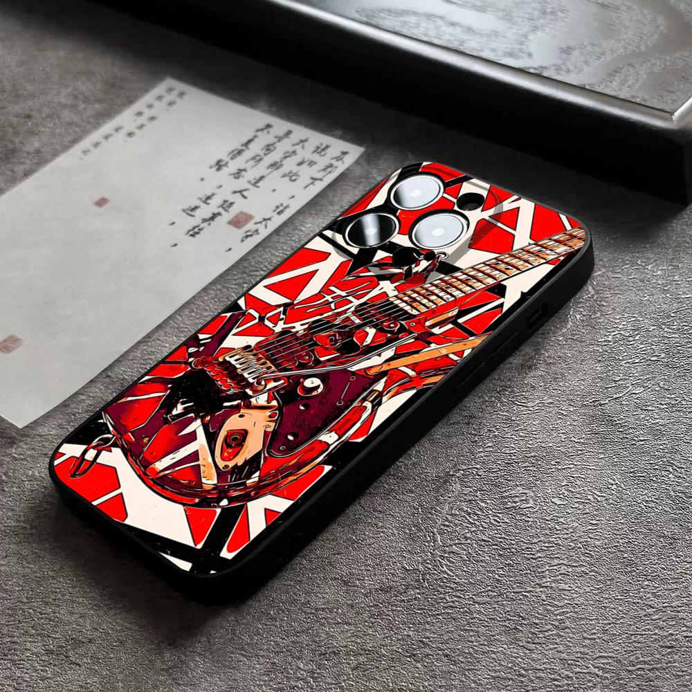 Чехол для телефона с графикой гитары Эдди Ван Халена Для 17 Pro Max Iphone 16 14 Pro Max 12 15 Plus 13 Pro 11 Xr X Xs 8 Plus Задняя крышка