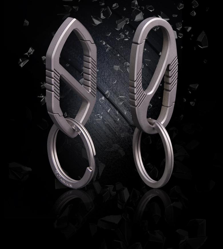 Мужской высококачественный брелок-подвеска из титанового сплава