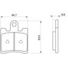 Тормозные колодки Daytona для мотоциклов Hyper Pad (Полуметаллическая накладка) FJR1300 (06-21) Скайвейв 400 (01-06)