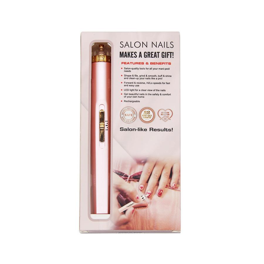 Электрическая точилка для ногтей с легкой полировкой и сиянием ногтей. Удобная зарядка. Ремонт и разглаживание ногтей. Специально разработана для любителей маникюра.