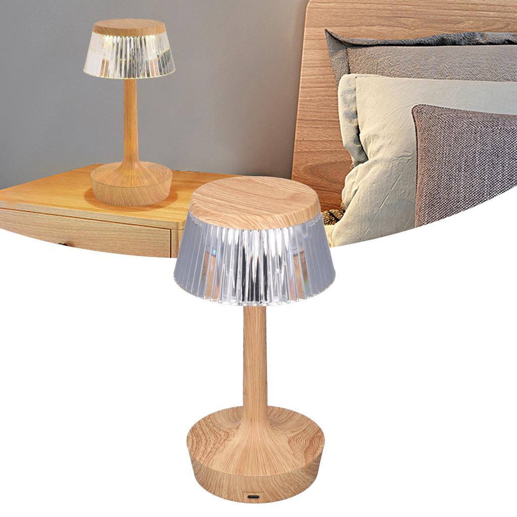 Cordless Table Lamp 3 Colors Stepless Dimming 1500mAh Rechargeable Battery Touch Dimmable LED Desk L