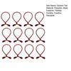 12Pcs Christmas Garland Ties 20 Inches Reusable Flexible Wreath Hanging Ropes Wreath Twist Tie for Banister Railings Stairs Trees Holiday Decoration