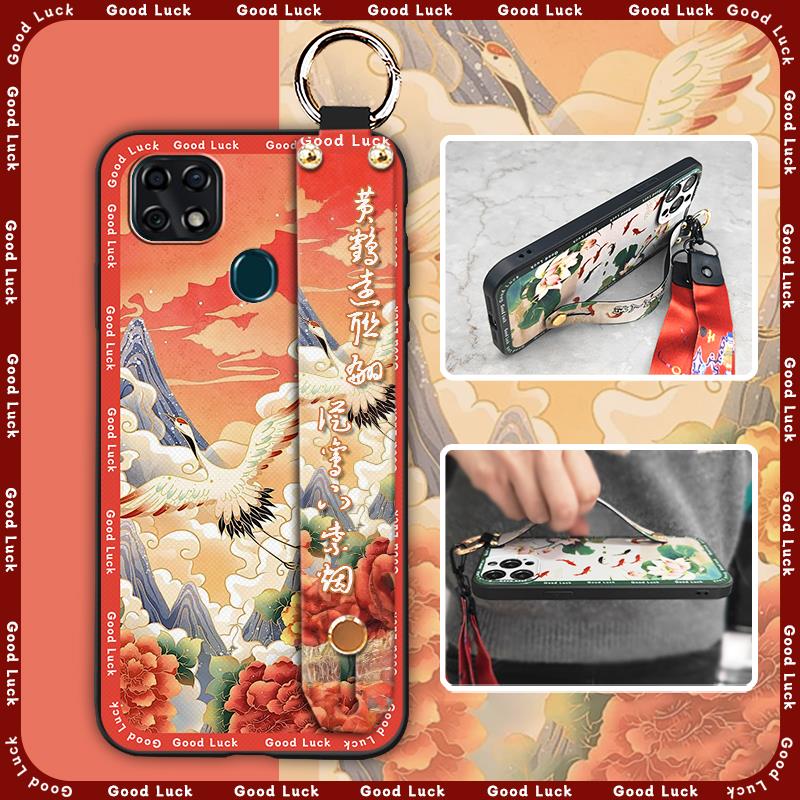 Lanyard Protective Phone Case For ZTE Blade V2020 Vita/Blade20 Smart/10 Smart Anti-knock Wrist Strap Wristband Durable