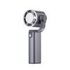 High-Speed Portable USB Aluminum Handheld Fan with Gimbal for Outdoor Cooling