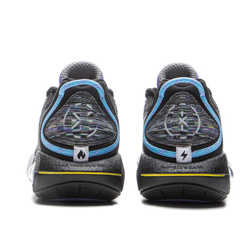Li Ning Wade Shadow 7 Низкие Баскетбольные Кроссовки Мужские Черно-Серые ABPV011-4