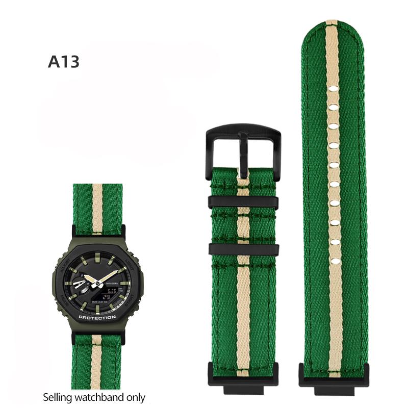 Нейлоновый холщовый ремешок для часов для GSHOCK Casio DW5600 DW-5600 GA110 GA100 GA120 GM2100 GA2100 GA2110 Модифицированный ремешок Спортивный ремешок