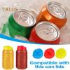 9Pcs Soda Can Covers Reusable Plastic Can Spill Stopper Cola Can Lid Covers Reusable Protector for Soda Beer Drink Juice