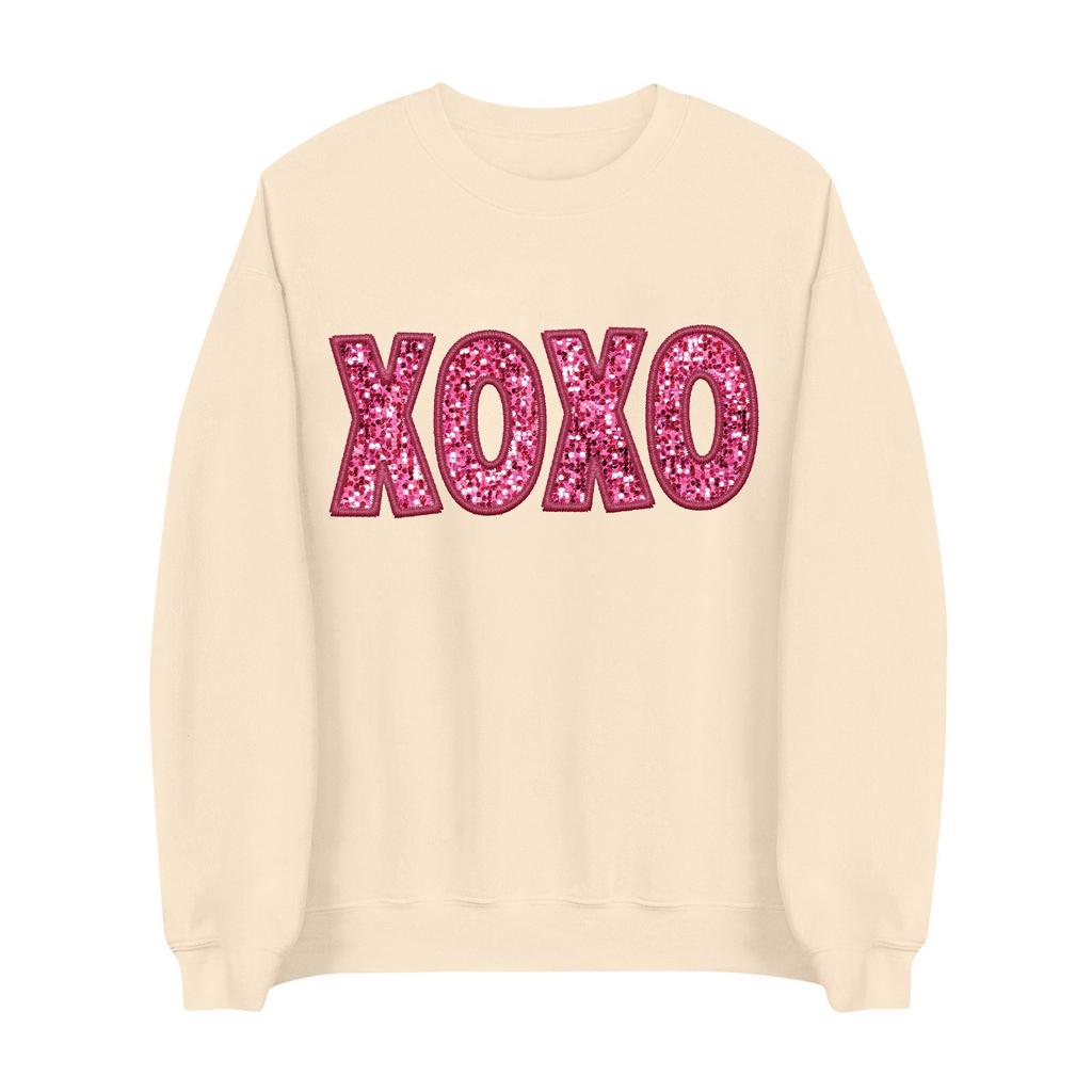 Женская модная свободная толстовка с длинным рукавом и круглым вырезом с принтом ко Дню святого Валентина