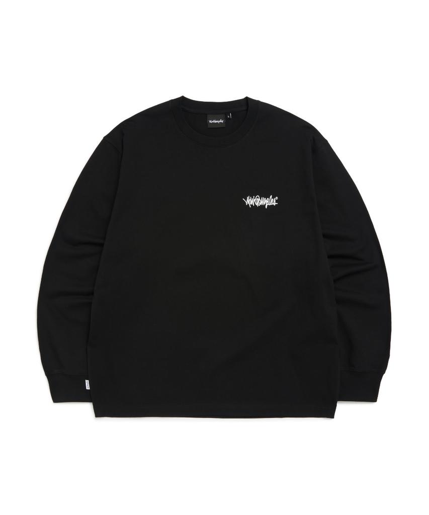 Mark Gonzales Футболка с длинным рукавом Next Sign Logo - Черный