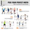 VEVOR 20ft Badminton Net Set Outdoor Portable Volleyball Pickleball Tennis Net