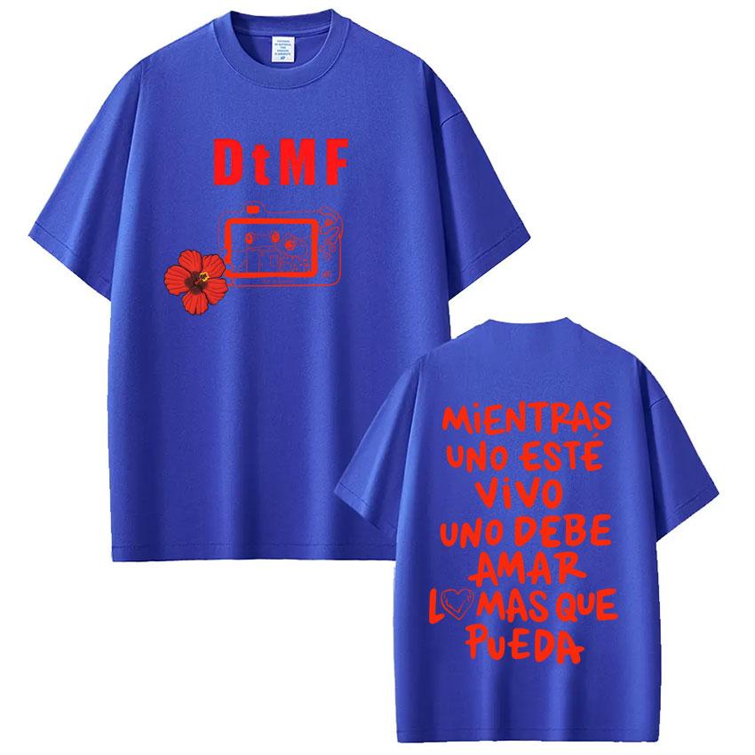 Rapper Bad Bunny Tour Debi Tirar Mas Fotos DTMF Merch TShirt 2026 Summer Unisex Women Fashion Cotton Oversized Tshirt Y2K