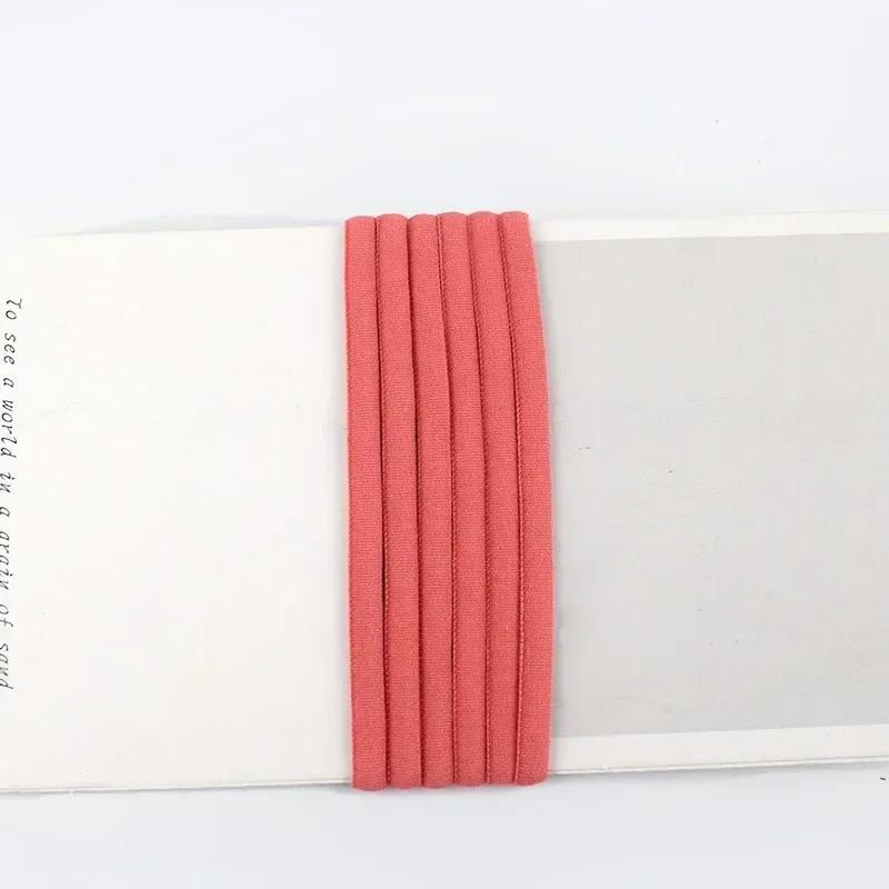 5/10/20 метров Эластичная лента 3/5 мм Цветной полиамидный шнур Декор Резиновая лента Масляное ядро Кольцо для волос Эластичные шнуры Швейные принадлежности