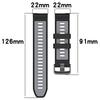 Double Color Wristband Replacement Bracelet Silicone Strap for Garmin Forerunner 965 955 945 935