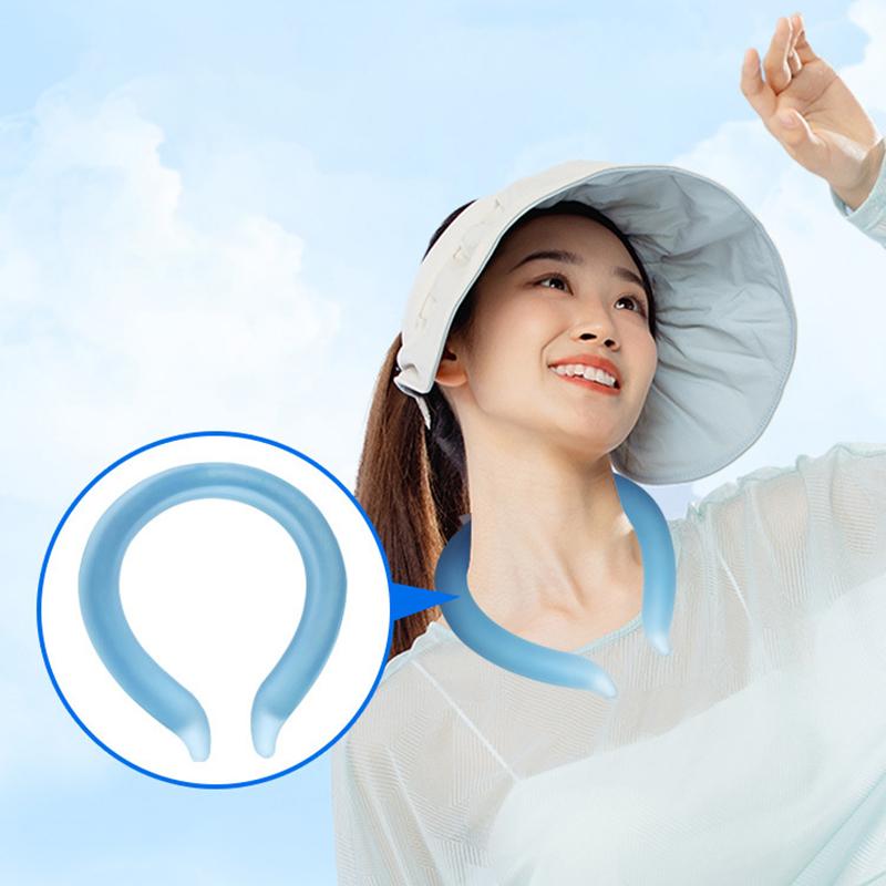 1 Pc Summer Supplies To Prevent Heatstroke Cooling Artifacts Ice Neck Outdoor Sports Cooling Ring