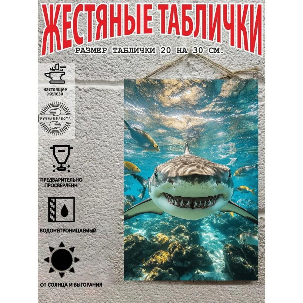 Металлические Настенные Знаки, Коллекция Морских Существ, Декор Комнаты, 20x30 см
