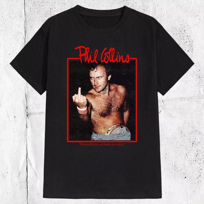 Винтажная футболка Phil Collins 90-х
