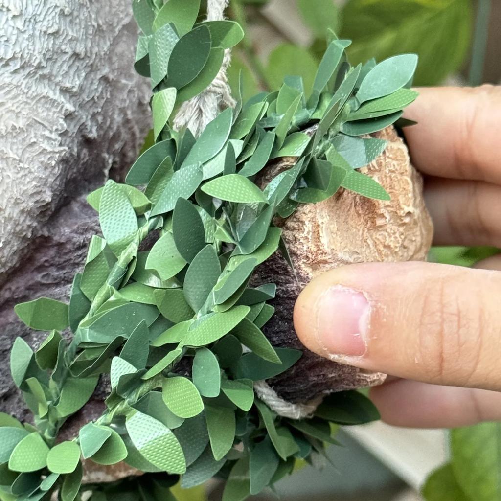 7.5/30М Искусственное растение плющ Зеленый лист Лоза Железная проволока Глициния Гирлянда Сделай сам Поддельные листья Лиана Подвесные листья Домашний Садовый Декор