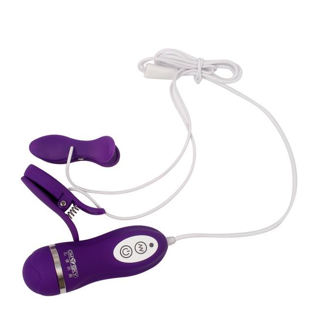 Вибрирующие зажимы для сосков Силиконовые s Зажимы для груди Игрушки для сосков и клитора