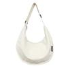 Nylon large-capacity dumpling bag for women, 2026 new casual minimalist crossbody bag, student commuter shoulder bag