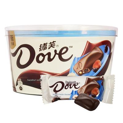 DOVE Подарочная коробка «Шоколад с фундуком и изюмом»
