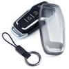 Тонкий чехол-брелок для автомобильного ключа Для Ford F150 Fusion Explorer Mustang Edge Mondeo Lincoln MKC MKX MKZ Черный Прозрачный