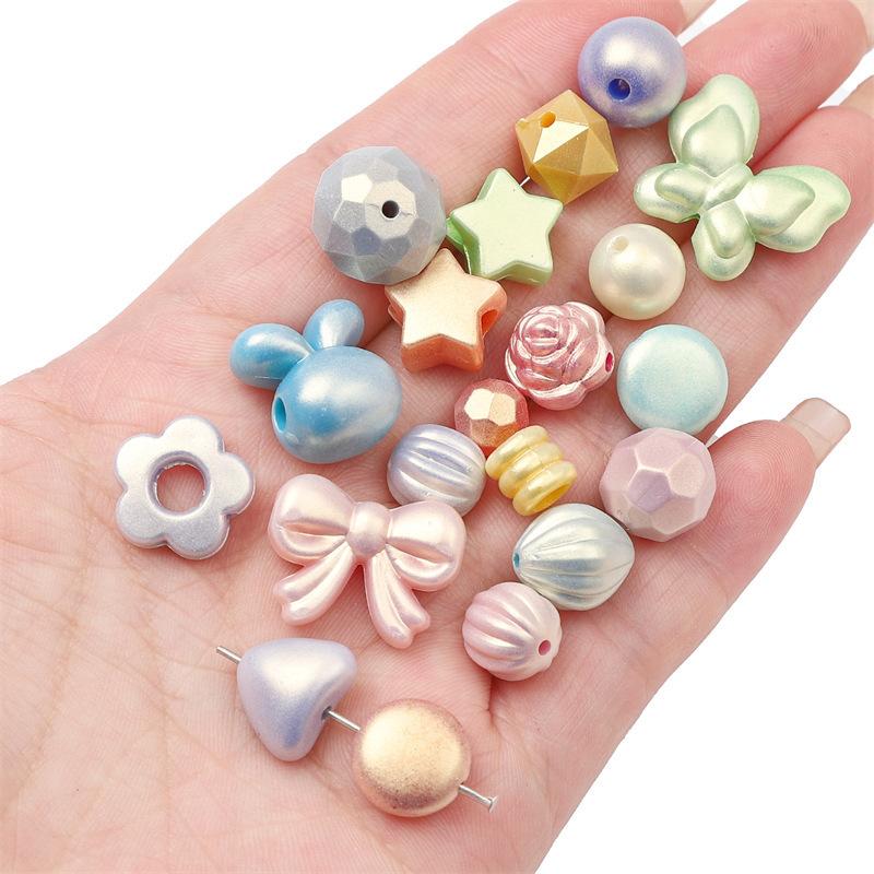 Акриловые прозрачные винтажные матовые золотые бусины ручной работы браслет ожерелье бусины бусины ювелирные изделия аксессуары подвески аксессуары