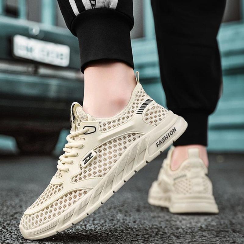 Мужские повседневные кроссовки на толстой платформе с сетчатым верхом, распродажа, дышащие, дизайнерские, для бега, тренажерного зала, бега трусцой, спорта, размер 39.