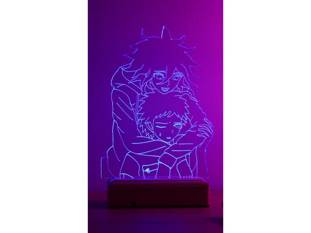 Danganronpa Нагито Комаэда Хадзиме Хината 16-цветный ночник