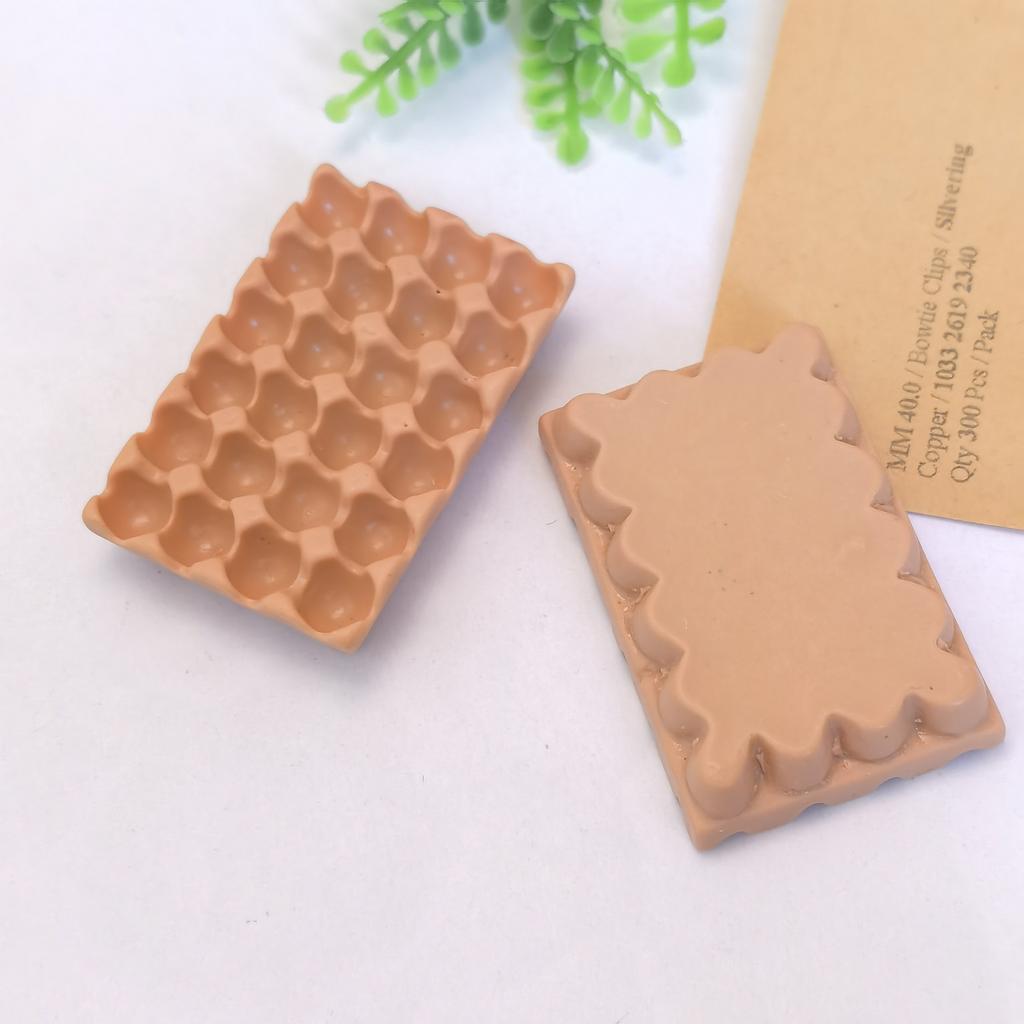 New Miniature Egg Tray Egg Box 1:12 Doll House Simulation Kitchen Food Decoration Toy Life Scene Accessories