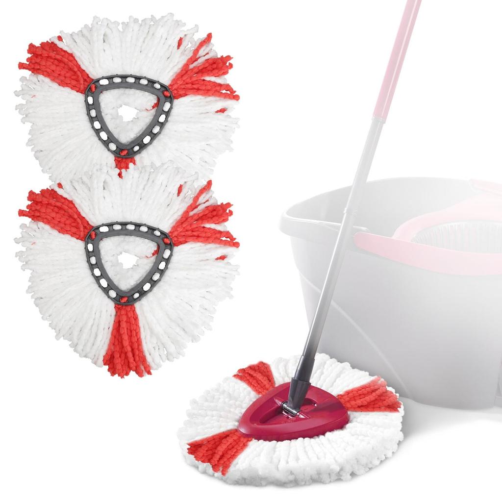 New Replacement 360 Rotating Head Easy Microfiber Spinning Floor Mop Head