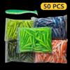 50 PCS Soft Fishing Lures Wobblers for Pike Artificial Bait Silicone Winter Fishing Supplies Tools Soft Lure