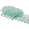 Colorful 8-10 CM 1/5/10 Meter Ostrich Feathers Trim Plumes Ribbon For DIY Wedding Dress Decoration Crafts Accessories Party Clothing
