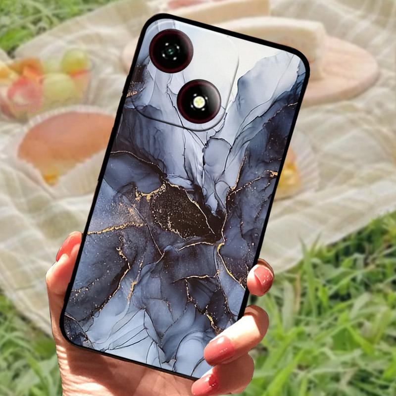 For ZTE Blade A35E /A35/A55 Case Fashion Cartoon Soft Silicone Phone Back Cover For ZTE A35E Shockproof Case A35 E A 35 Shell